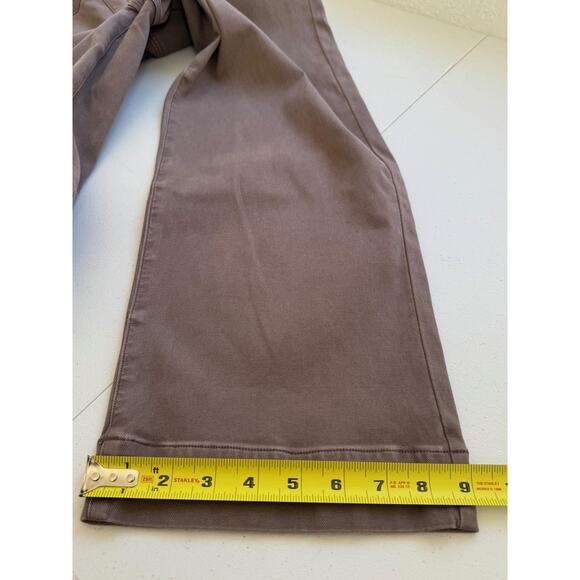 Spanx Pants Womens Small Brown Wide Leg Cropped High Rise Pull On Trousers - Picture 12 of 16
